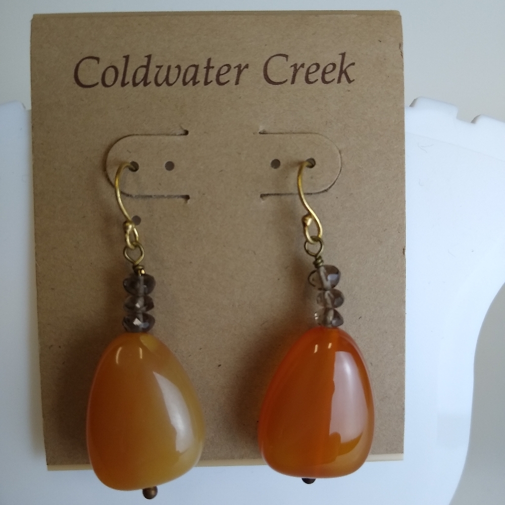 Coldwater Creek Gemstone Earrings NWT